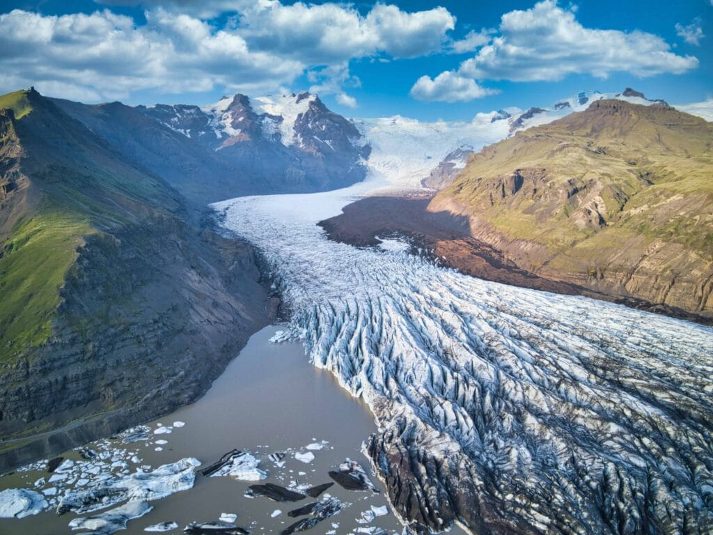 Glacier Tours in Iceland, Svínafellsjokull Glacier in Skaftafell Nature Reserve - Iceland Tours