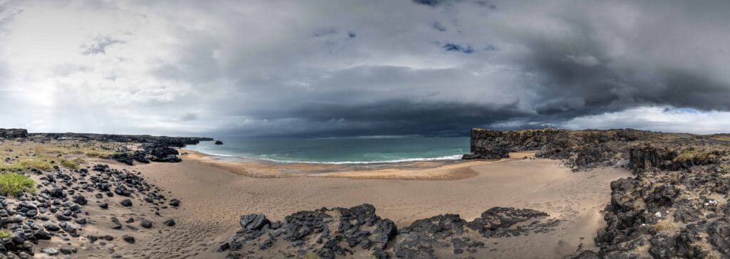 Skarðsvík Golden Beach - Snæfellsnes Peninsula Iceland Tours