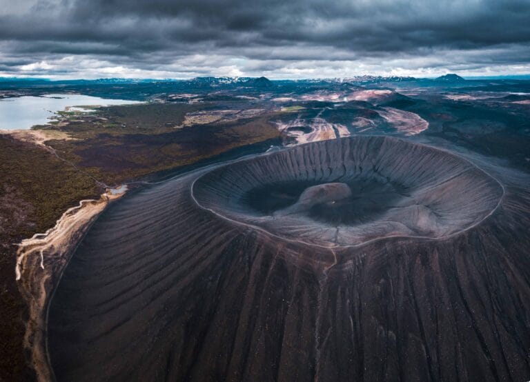 Hverfell Hverfjall - Volcano in Iceland