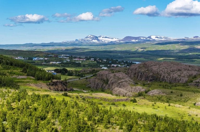 Egilsstaðir town in East Iceland