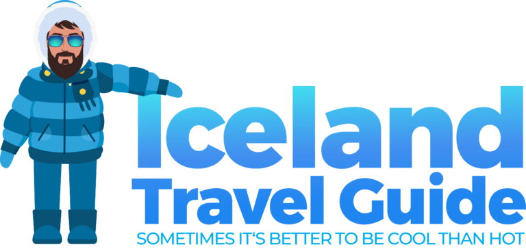Iceland Travel Guide logo, sometimes it's better to be cool than hot