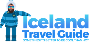 Iceland Travel Guide logo, sometimes it's better to be cool than hot