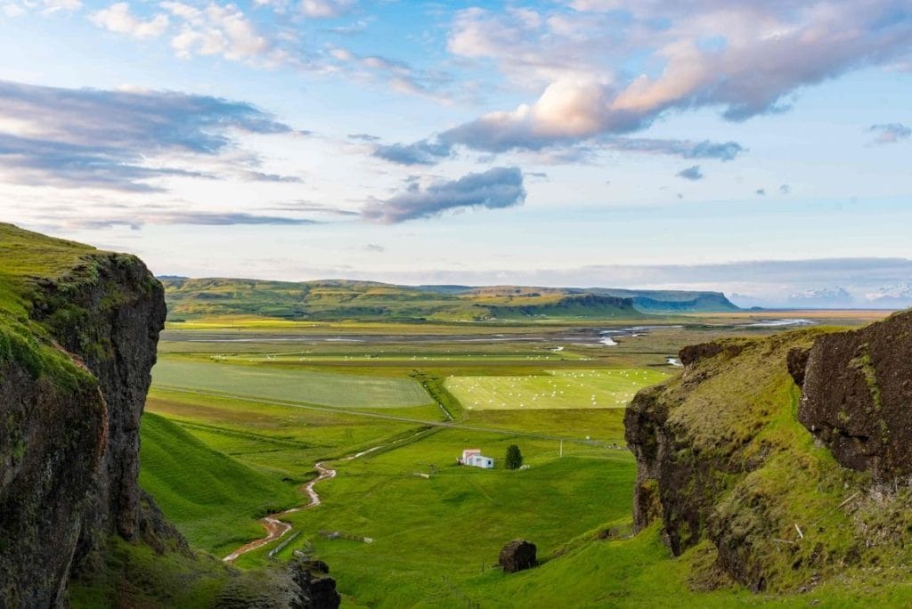 Kirkjubæjarklaustur small village in South Iceland