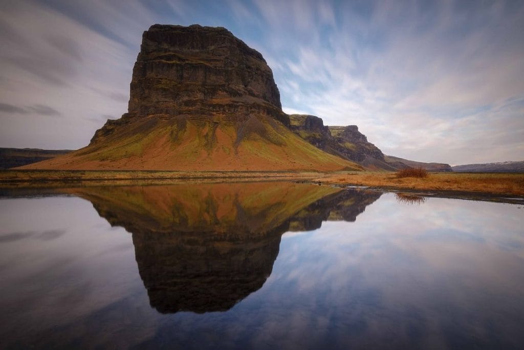 Lómagnúpur mountain in south Iceland