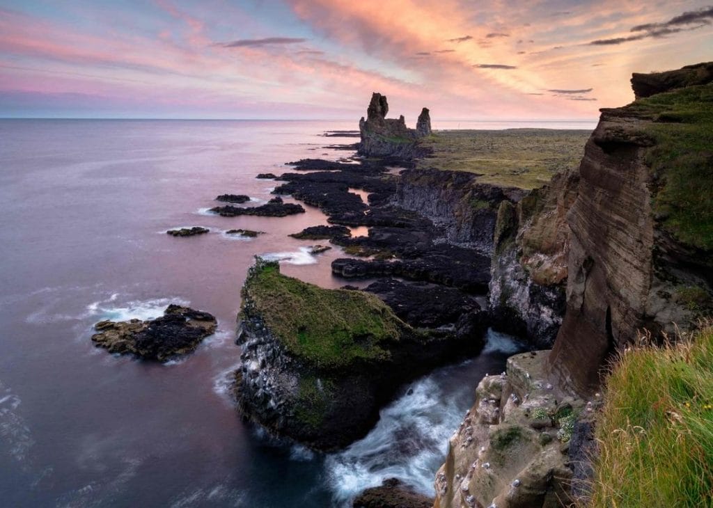 Lóndrangar in Snæfellsnes Peninsula
