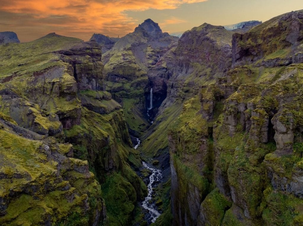 Mulagljufur Canyon in Iceland