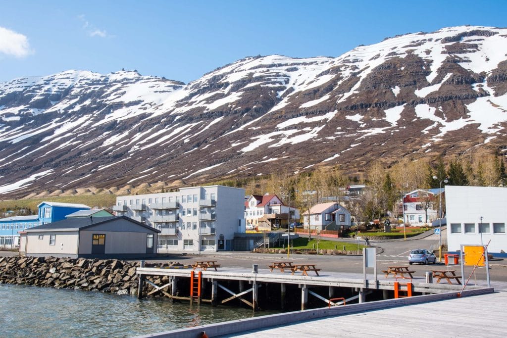 Neskaupsstaður village in East Iceland