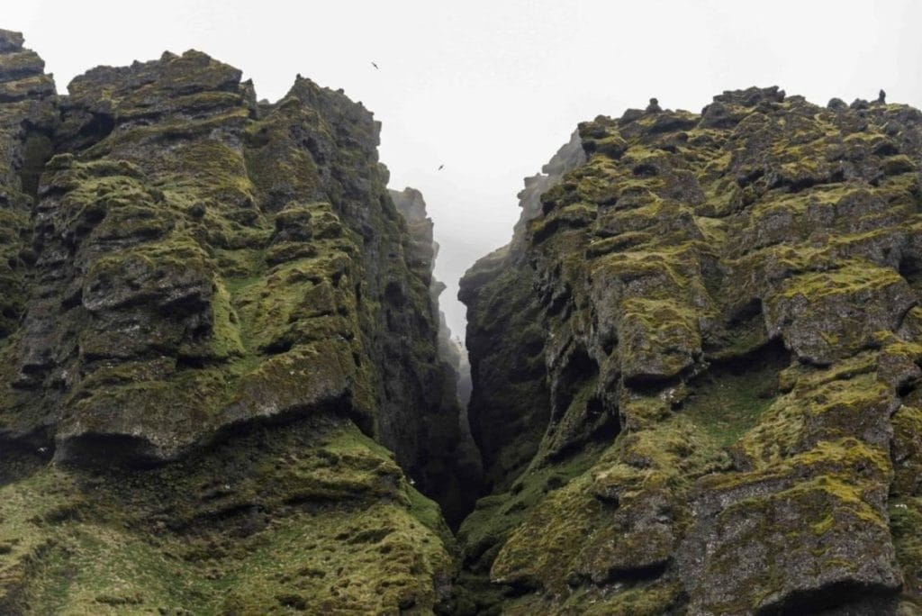 Rauðfeldsgjá Canyon in Snæfellsnes Peninsula