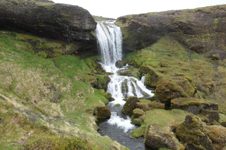 Selvallafoss waterfall in Snæfellsnes Peninsula