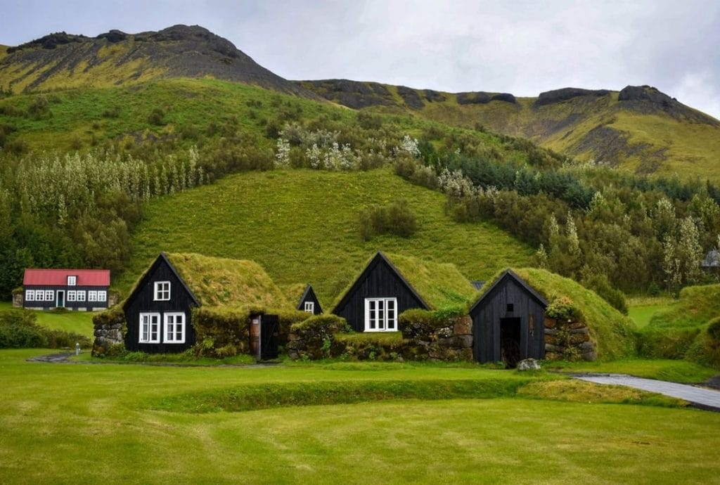 Skógar museum in south Iceland