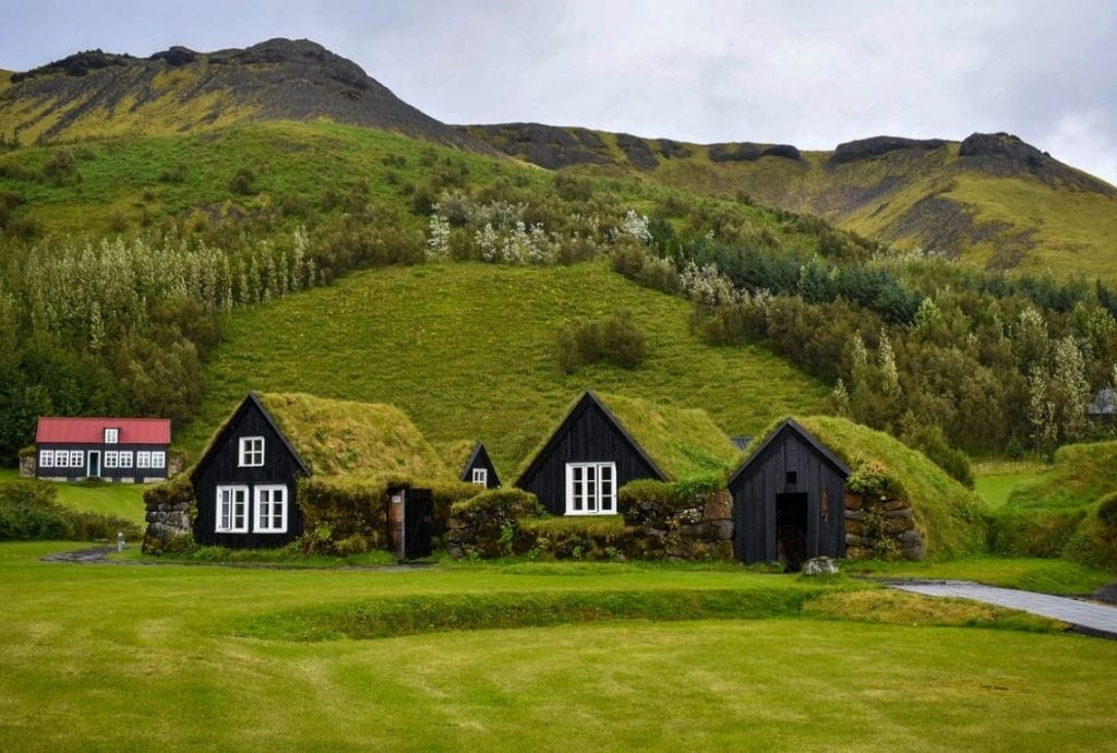 Skógar museum in south Iceland