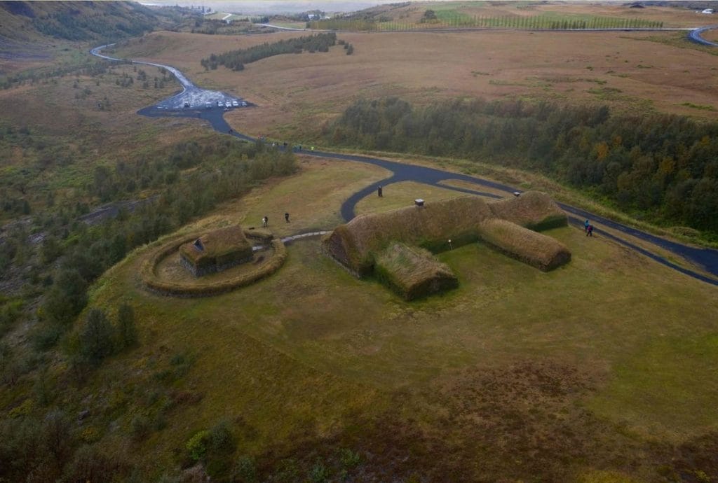 Þjoðveldisbærinn Stöng in the Game of Thrones tour in Iceland