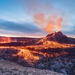 active volcano tour, Geldingadalur erupting volcano in Iceland