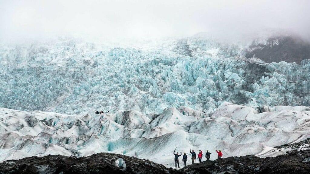 glacier hike in iceland, south iceland glacier hike