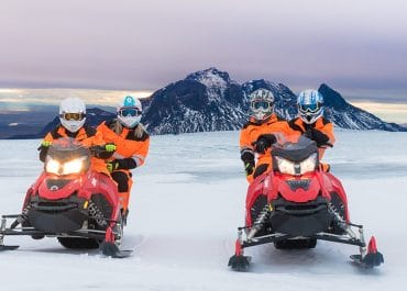 Snowmobiling on Glacier - Meet on Location
