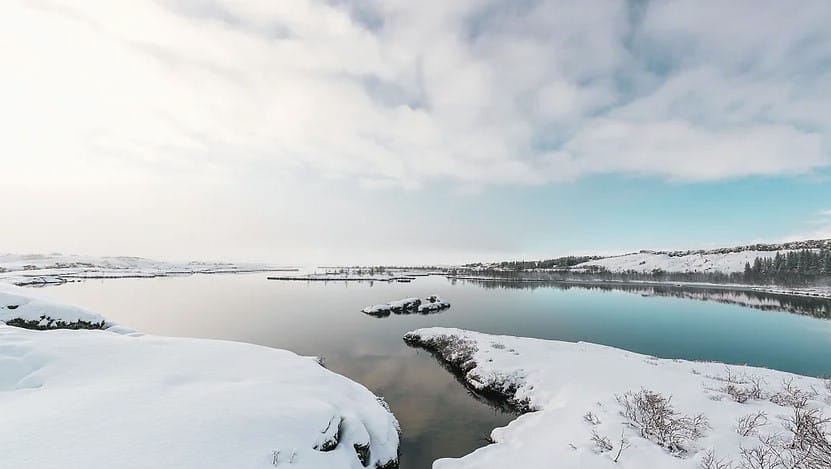snow at Þingvellir National Park - Book Golden Circle & Lava Cave Tour