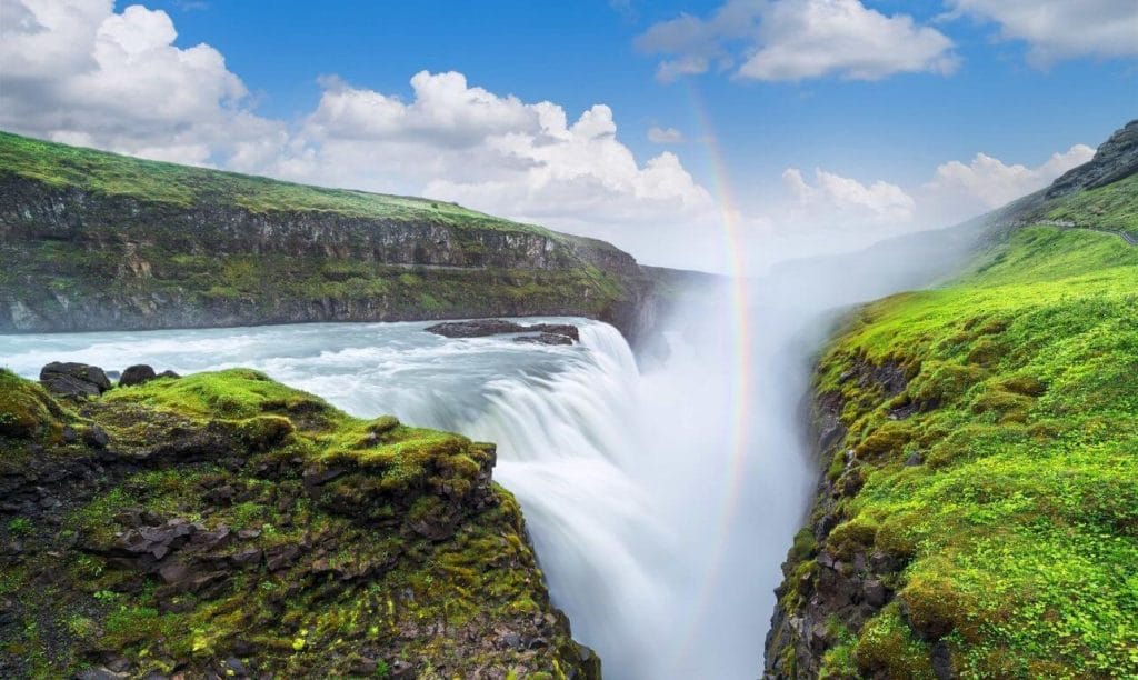 Gullfoss waterfall in Golden Circle Iceland Tour Booking