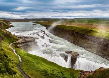 Gullfoss waterfall in Golden Circle Iceland Travel Guide