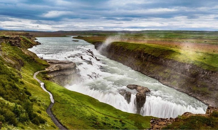 Gullfoss waterfall in Golden Circle Iceland Travel Guide