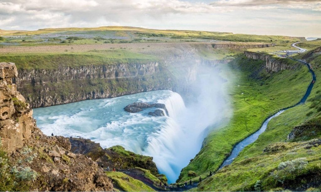 Golden Circle Tours, Gullfoss waterfall in Golden Circle Iceland Tour Packages