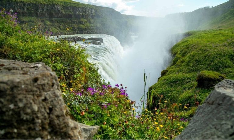 Golden Circle Tours, Gullfoss waterfall in Golden Circle Iceland Packages