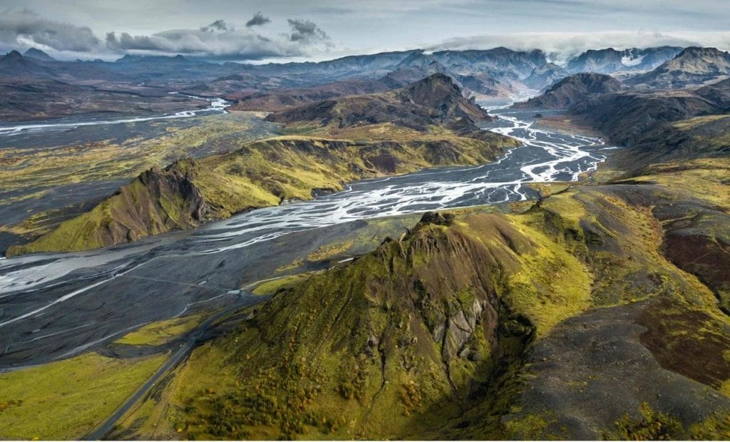 Hiking in Þórsmörk