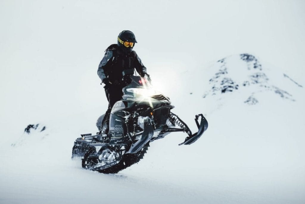 Fast pace snowmobile tour in Iceland, Glacier Rush Snowmobile Tour