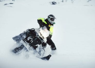 Fast Pace Snowmobile Tour
