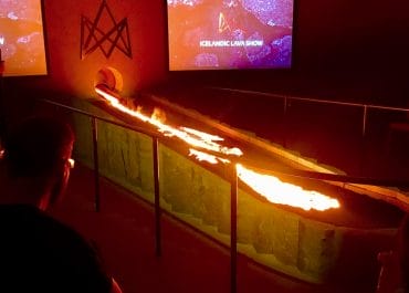 The Icelandic Lava Show in Vík