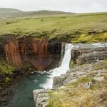 waterfall in East Iceland, Hidden Highlands - East Iceland