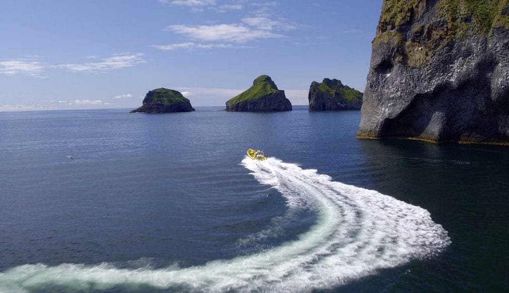 RIB boat tour Vestmannaeyjar, Westman Island boat tour