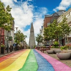 Reykjavík rainbow street