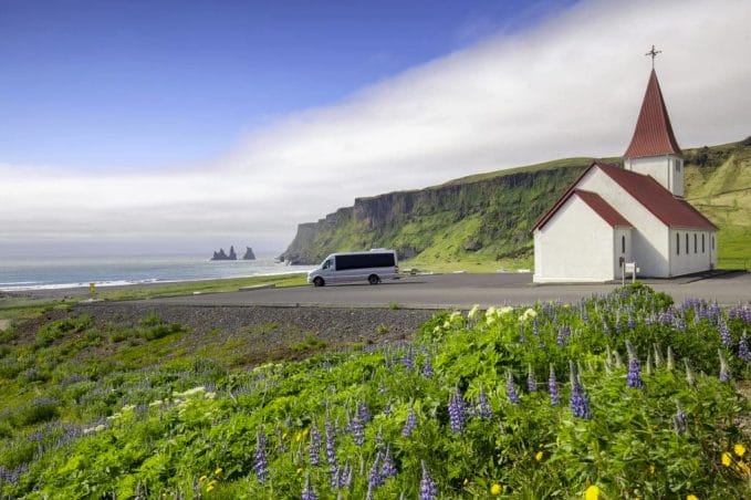 Vik village in South Iceland, South Coast Tour in Iceland