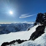 Snowmoile tour on Vatnajokull Iceland