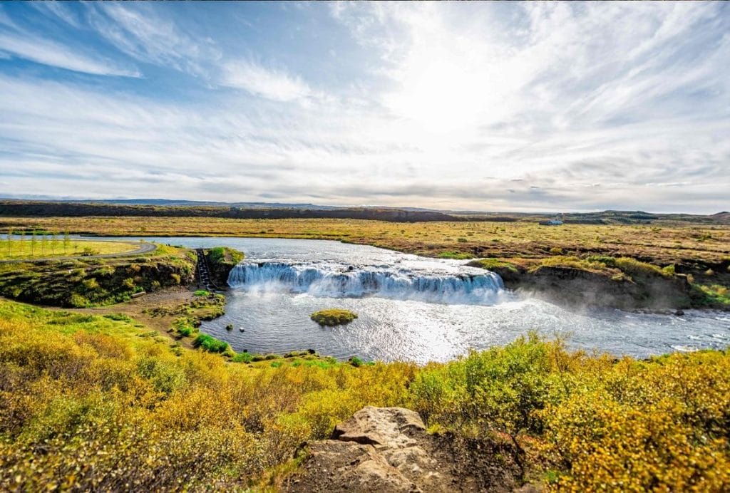 Faxi waterfall in Iceland