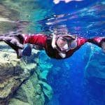 Snorkeling Silfra in Iceland, snorkel between the continents in Iceland