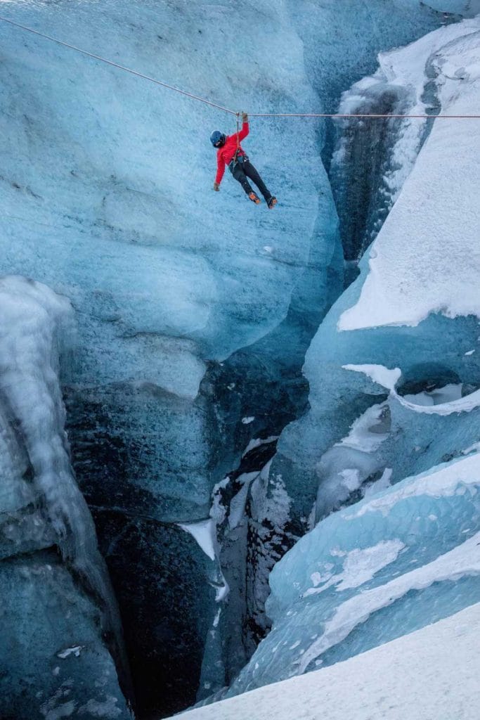 Glacier Zip Line in Iceland