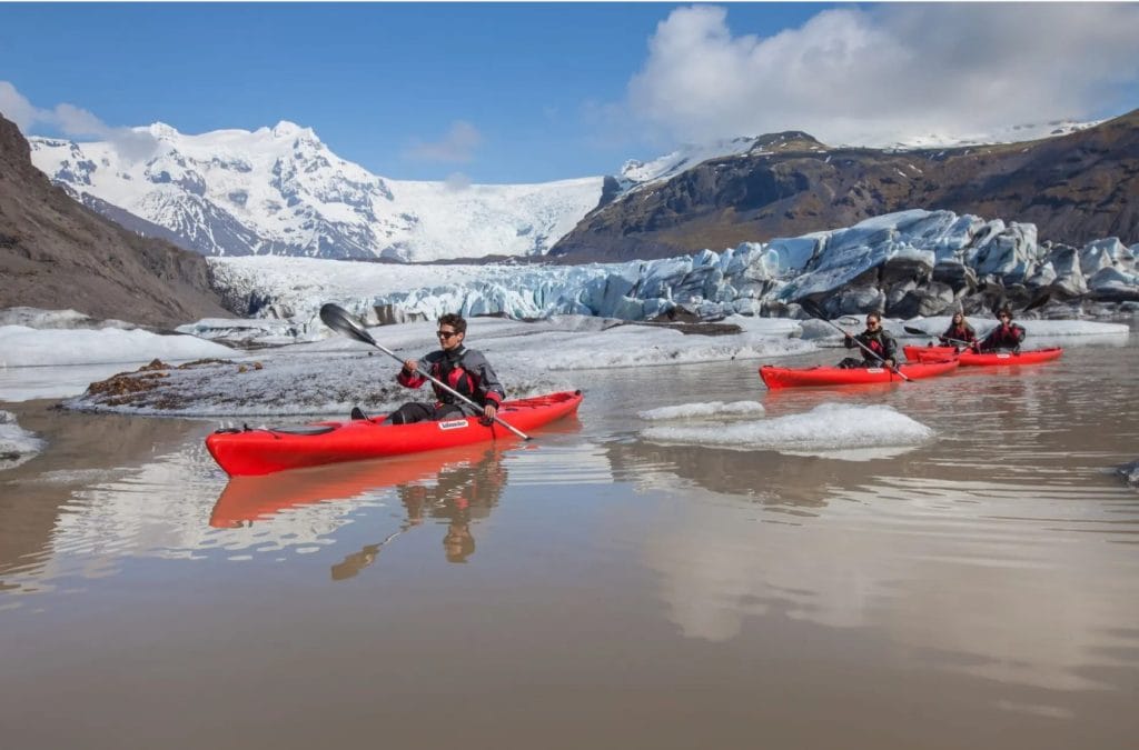 Glacier Lagoon Kayaking on Solheimajokull