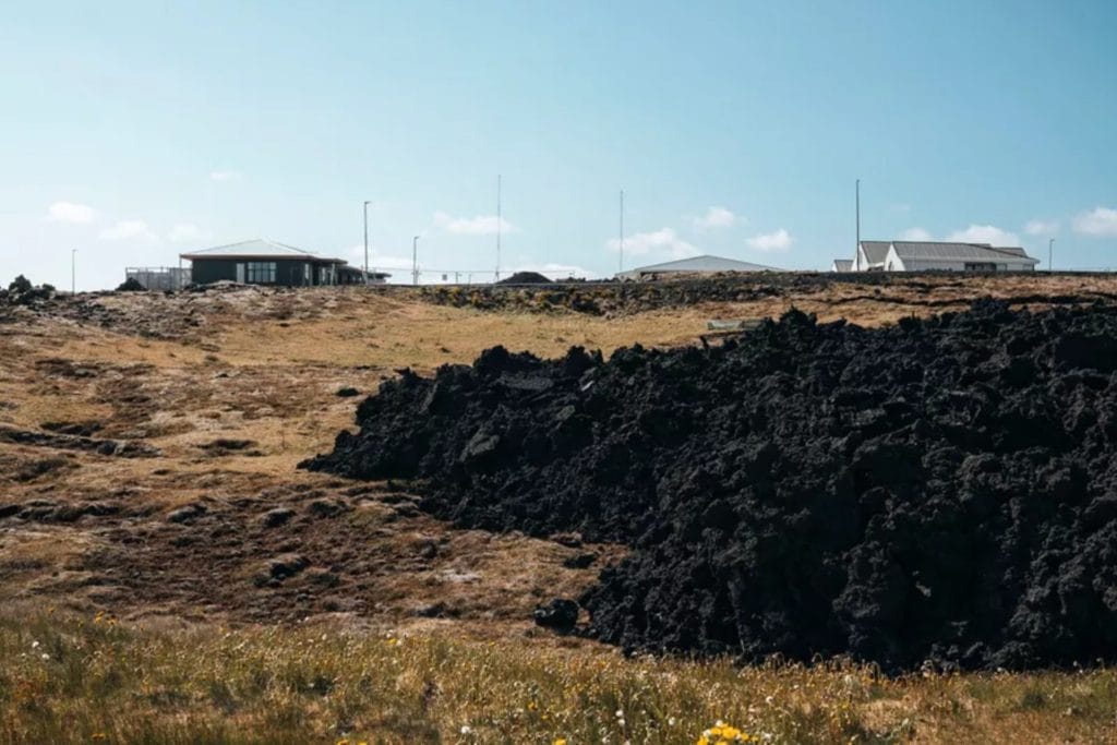 Grindavik eruption town in Iceland
