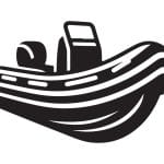 RIB boat tour icon