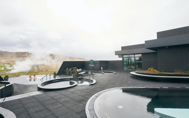 Krauma geothermal baths and spa in Krauma
