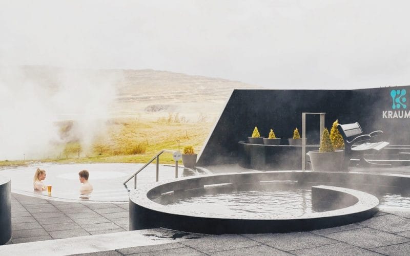 Krauma geothermal baths and spa in Krauma