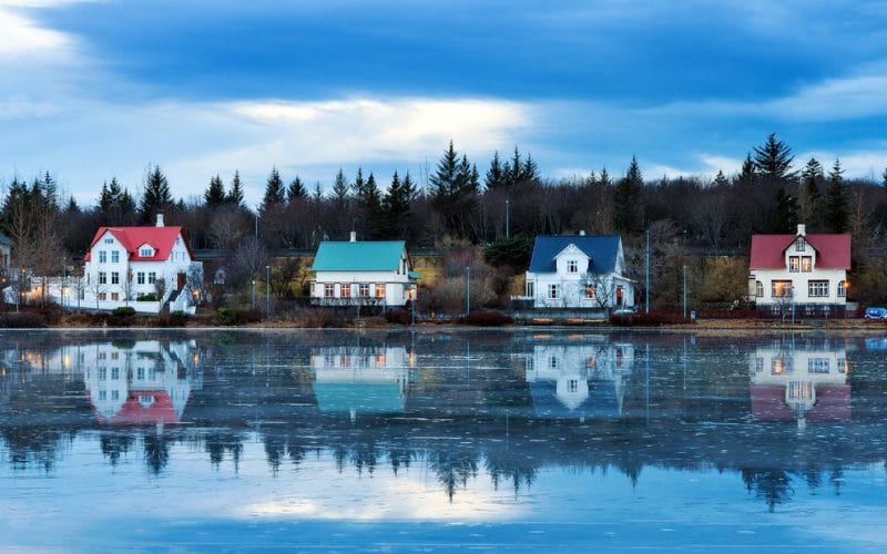 Tjornin pond in Reykjavik on the Reykjavik walking tour