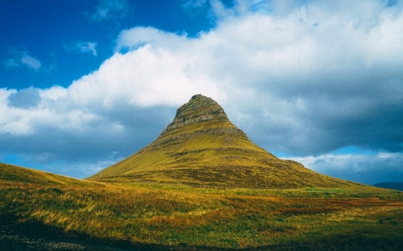 Kirkjufell mountain in Snæfellsnes Peninsula