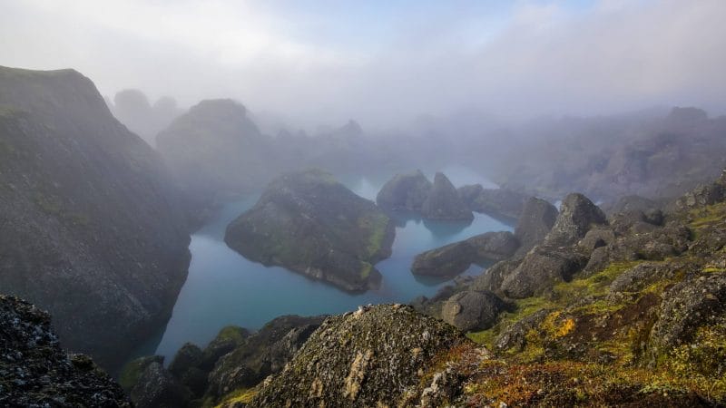 Stórurð in Borgarfjörður Eystri in East Iceland
