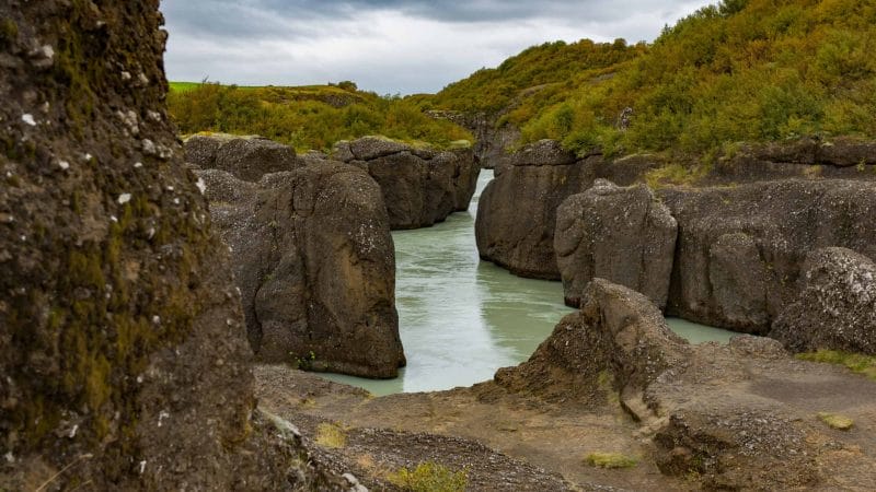 Brúarhlöð canyon in the Golden Circle