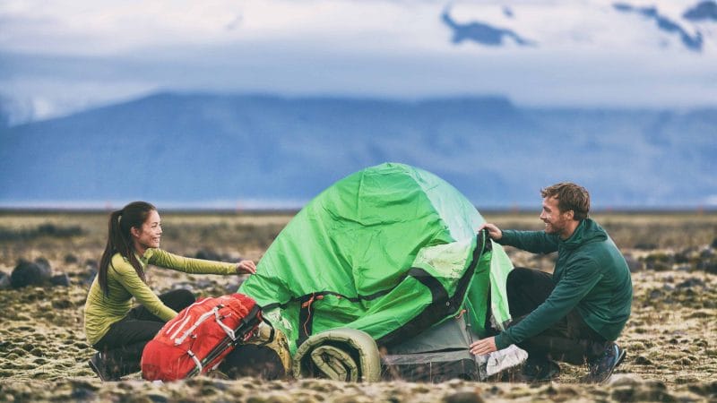 camping in Iceland