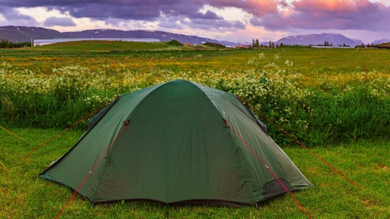 camping in Iceland