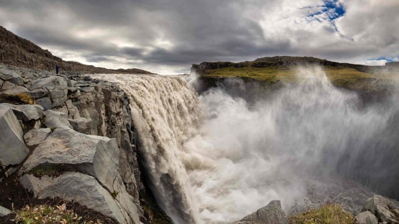 Dettifoss the most powerful waterfall in Europe