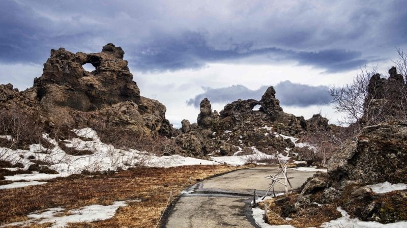 Dimmuborgir lava fields | Travel Guide in Iceland